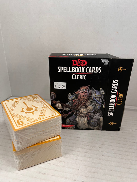 Dungeons and Dragons RPG Spellbook Cards - 153 Card Cleric Deck