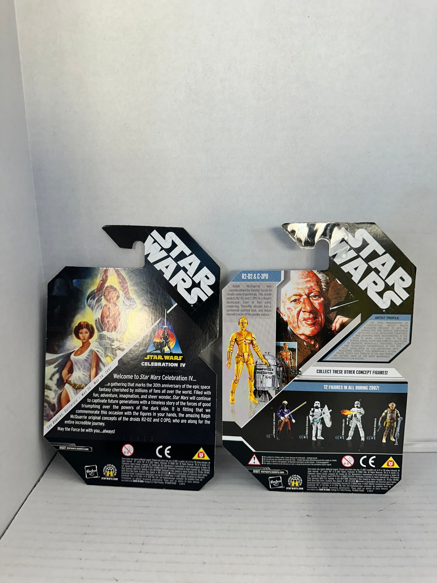 Star Wars Concept R2-D2 & C-3PO Celebration Exclusive Figures 2007