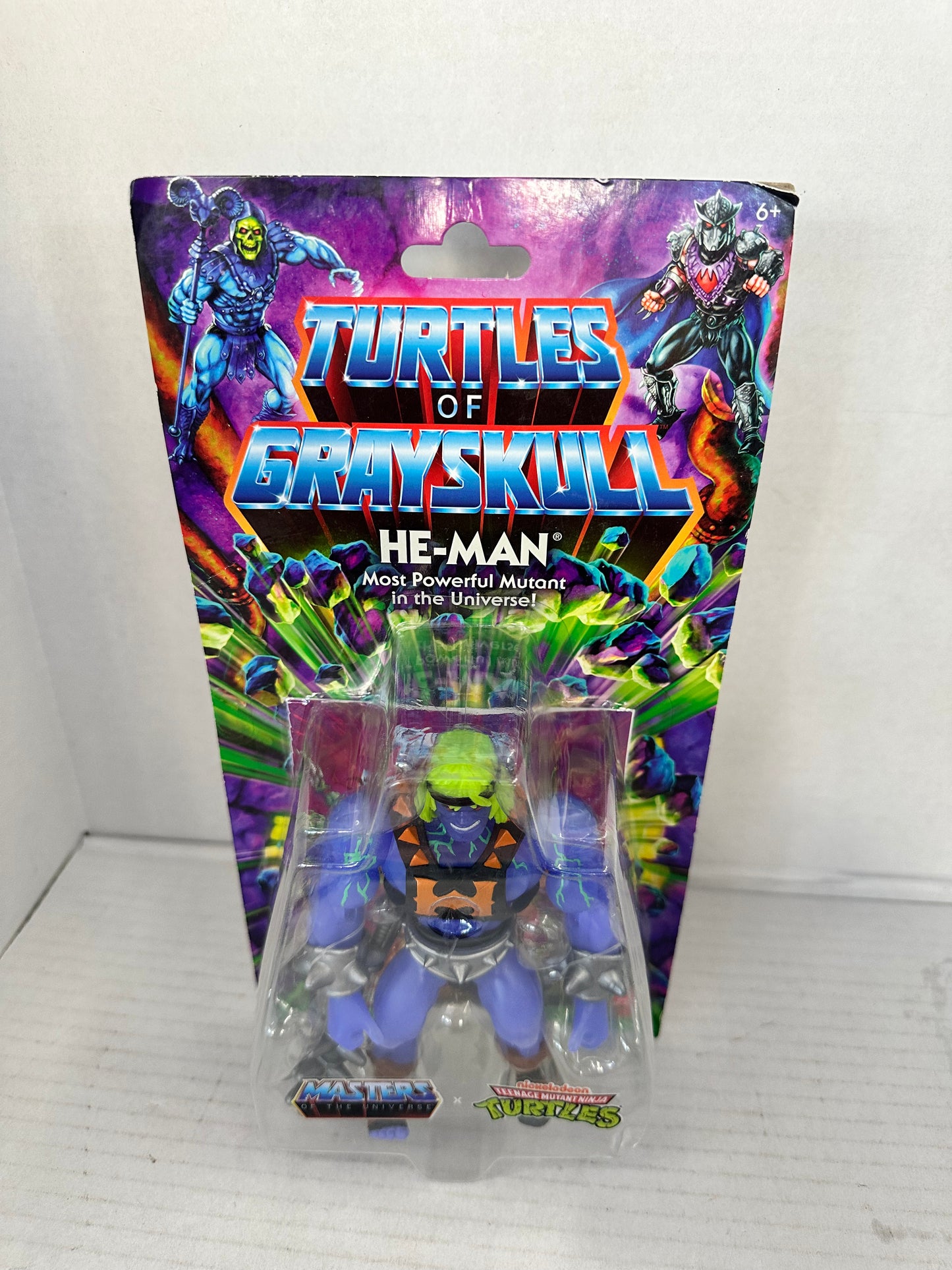 Mattel Turtles Of Grayskull MOTU TMNT Mashup He-Man Mutated Action Figure