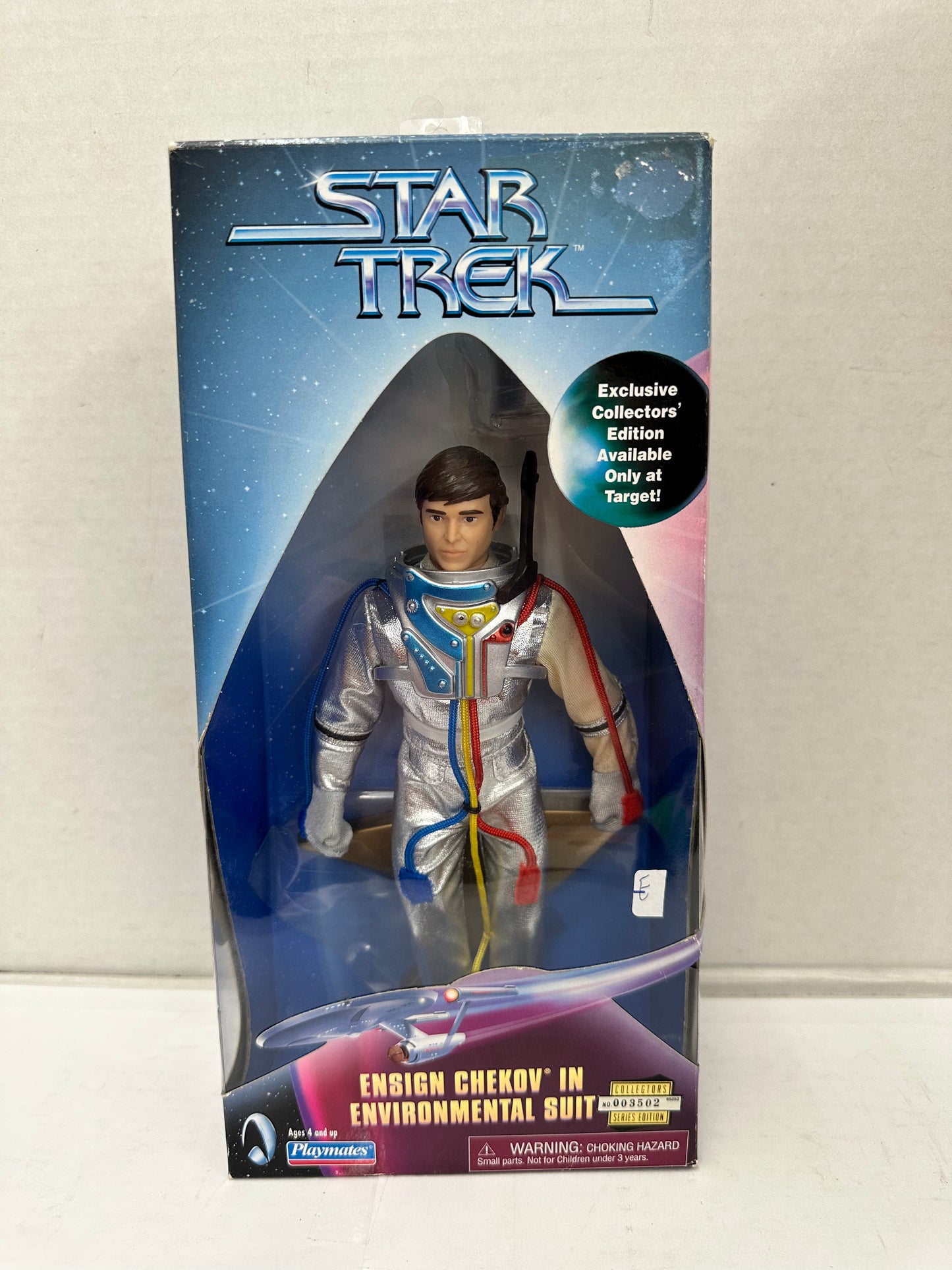 Star Trek Ensign Chekov Environmental Suit 9" Action Figure 1998 Playmates NEW!