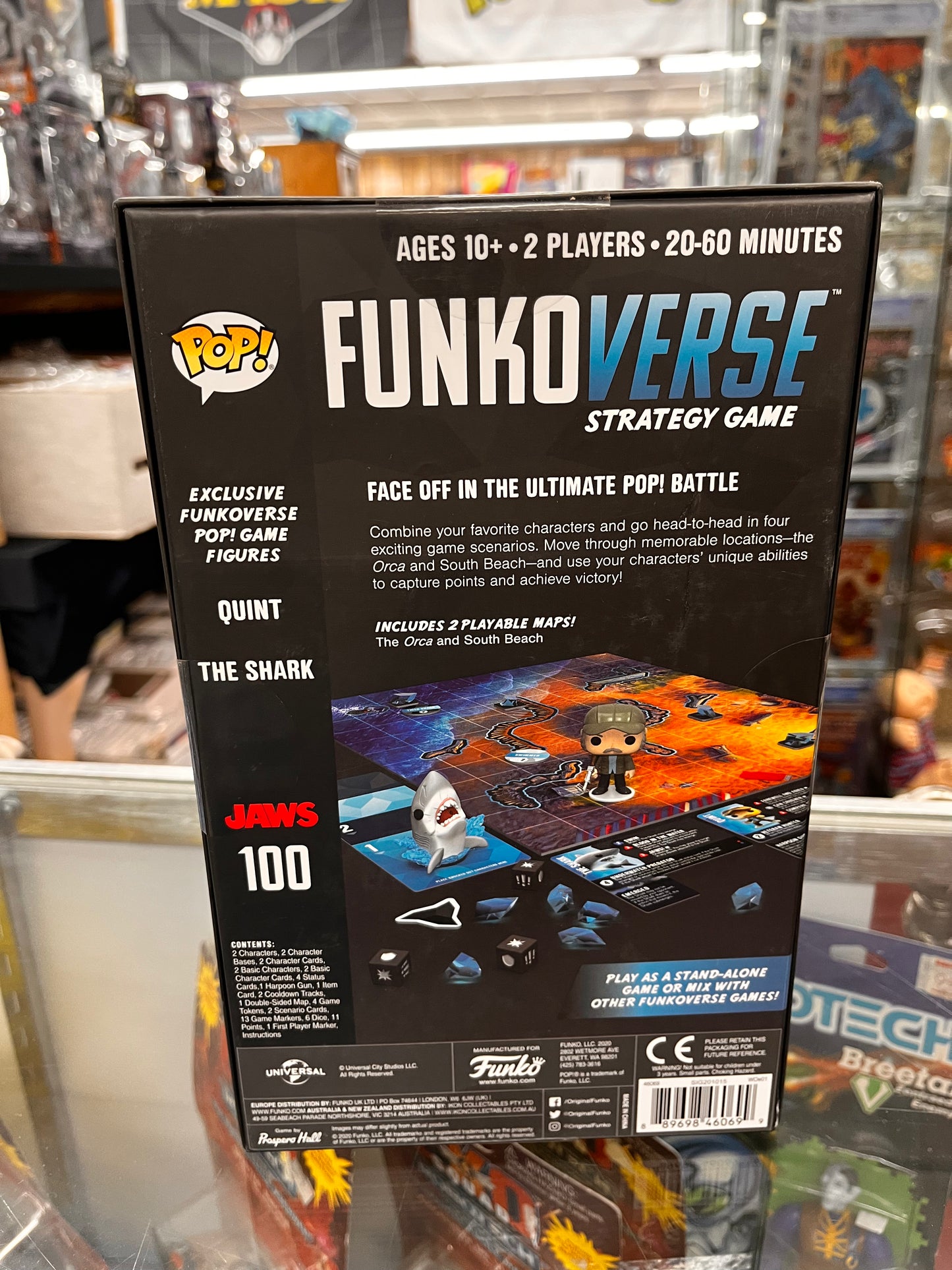 JAWS Funko POP Funkoverse Strategy Game Limited Chase Edition New Sealed