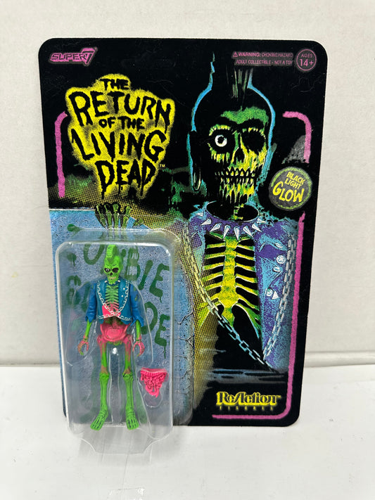 The Return Of The Living Dead Glow In The Dark Zombie Unpunched Flocked Card