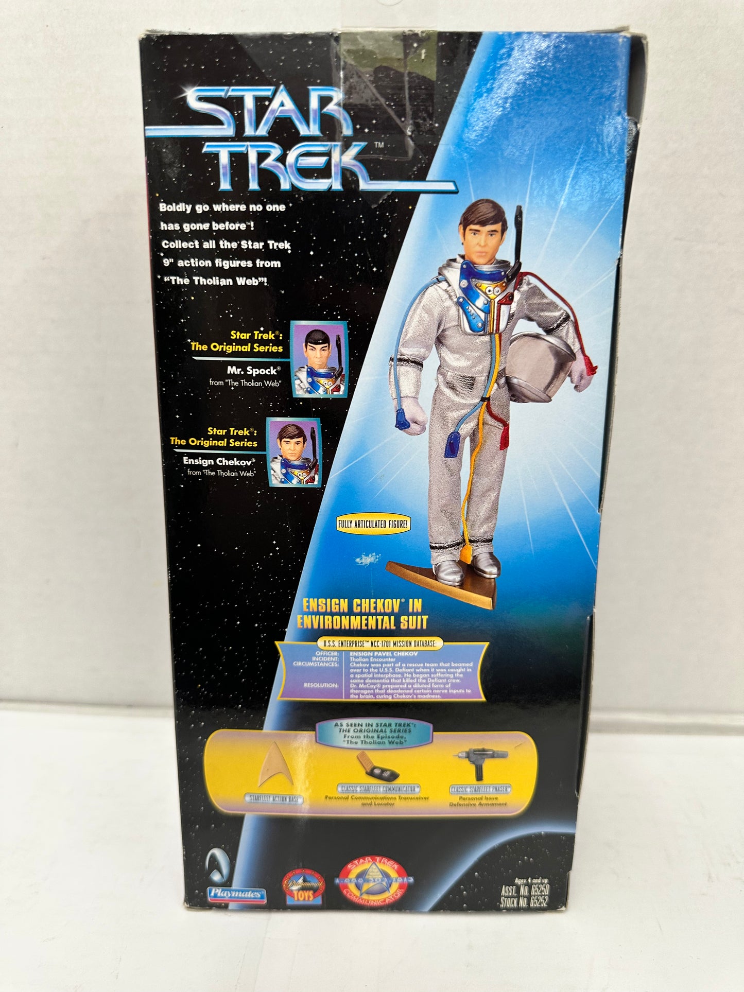 Star Trek Ensign Chekov Environmental Suit 9" Action Figure 1998 Playmates NEW!