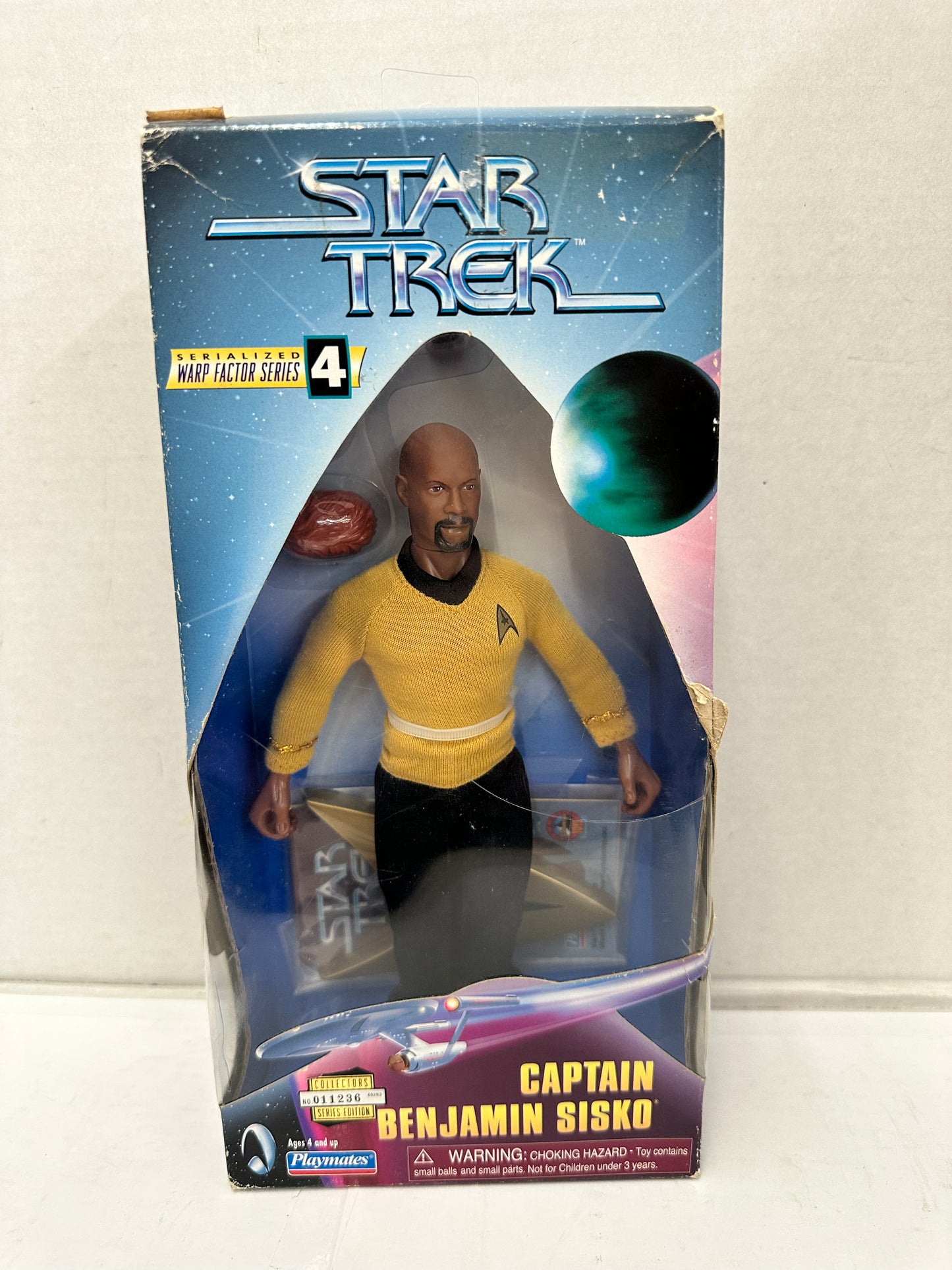 Star Trek Deep Space Nine  9" Captain Sisko Trials & Tribulations Playmates Toys