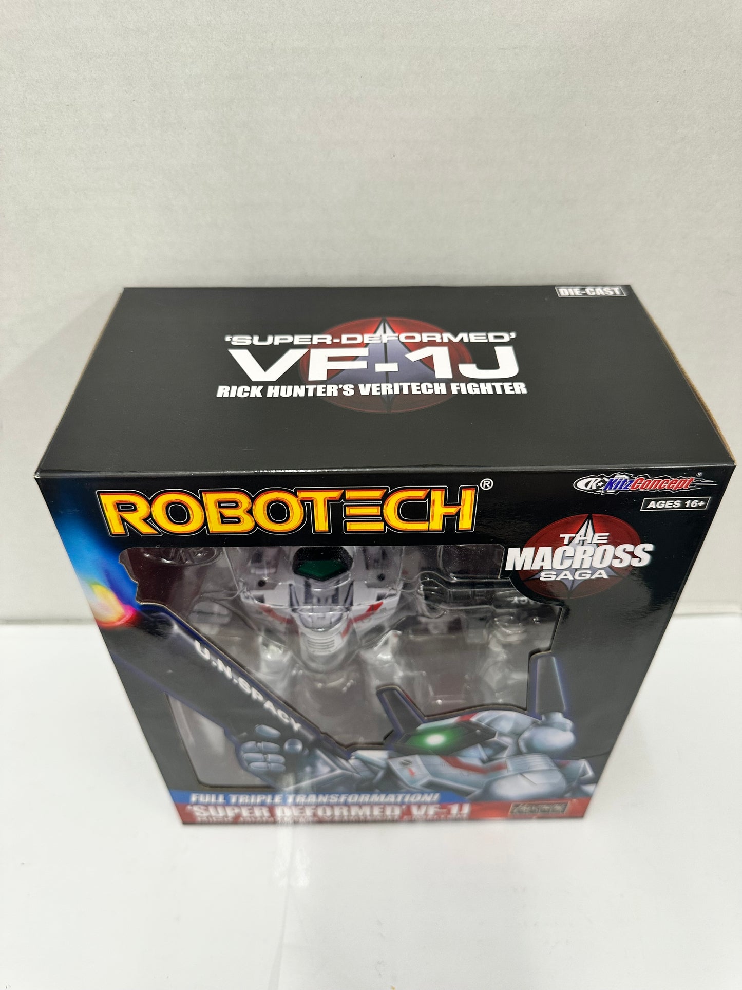 KitzConcept Robotech Super Deformed VF-1J Open Box