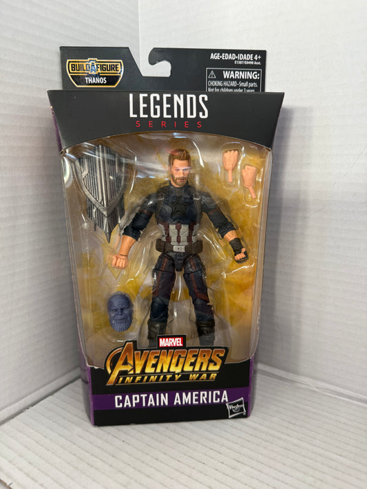 Marvel Legends Avengers Infinity War CAPTAIN AMERICA 6" Figure BAF Thanos
