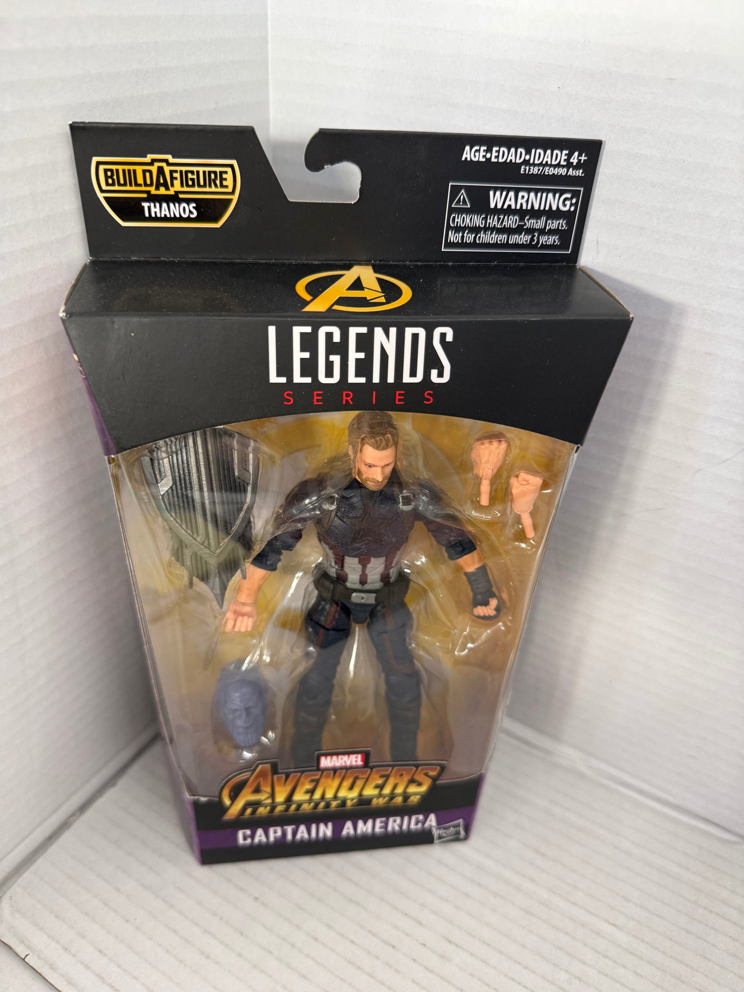 Marvel Legends Avengers Infinity War CAPTAIN AMERICA 6" Figure BAF Thanos