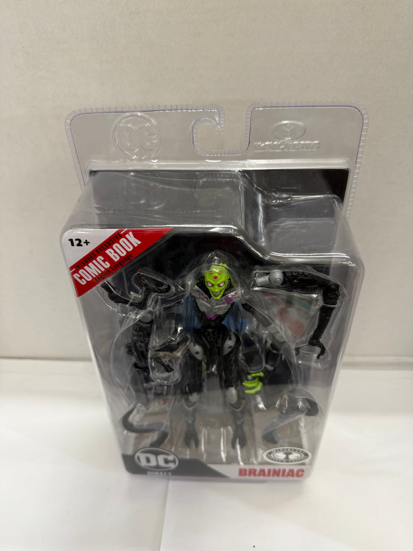 MCFARLANE TOYS DC DIRECT BRAINIAC FIGURE PAGE PUNCHERS