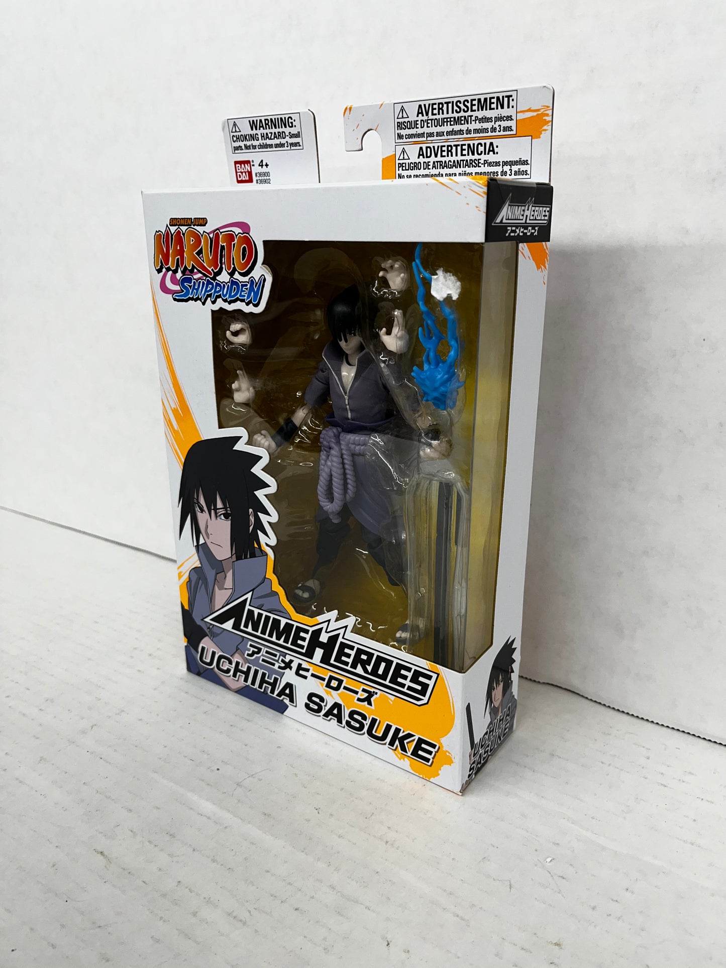 Bandai Naruto Shippuden - Sasuke Uchiha (Chidori) Anime Heroes Action Figure