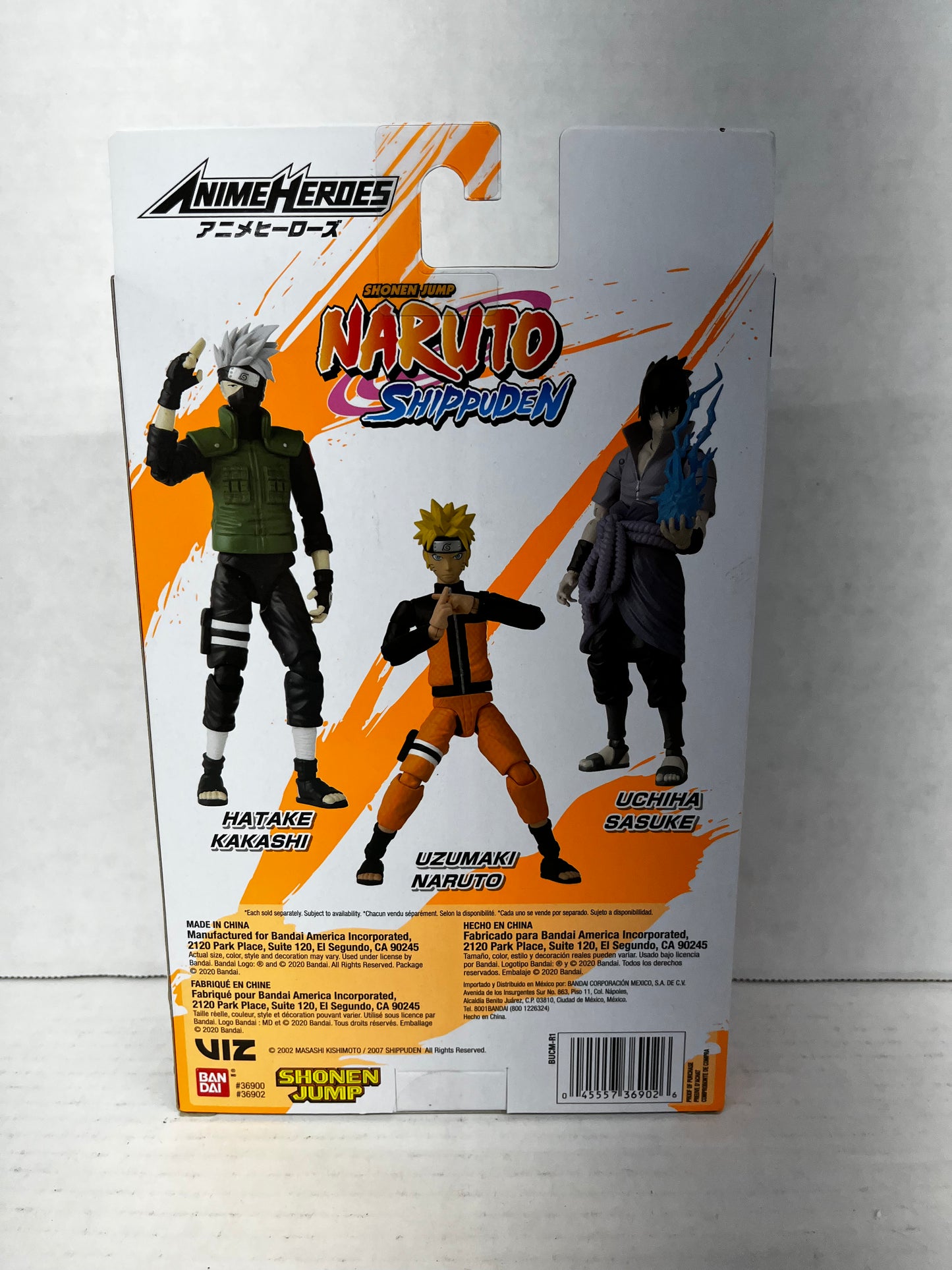 Bandai Naruto Shippuden - Sasuke Uchiha (Chidori) Anime Heroes Action Figure