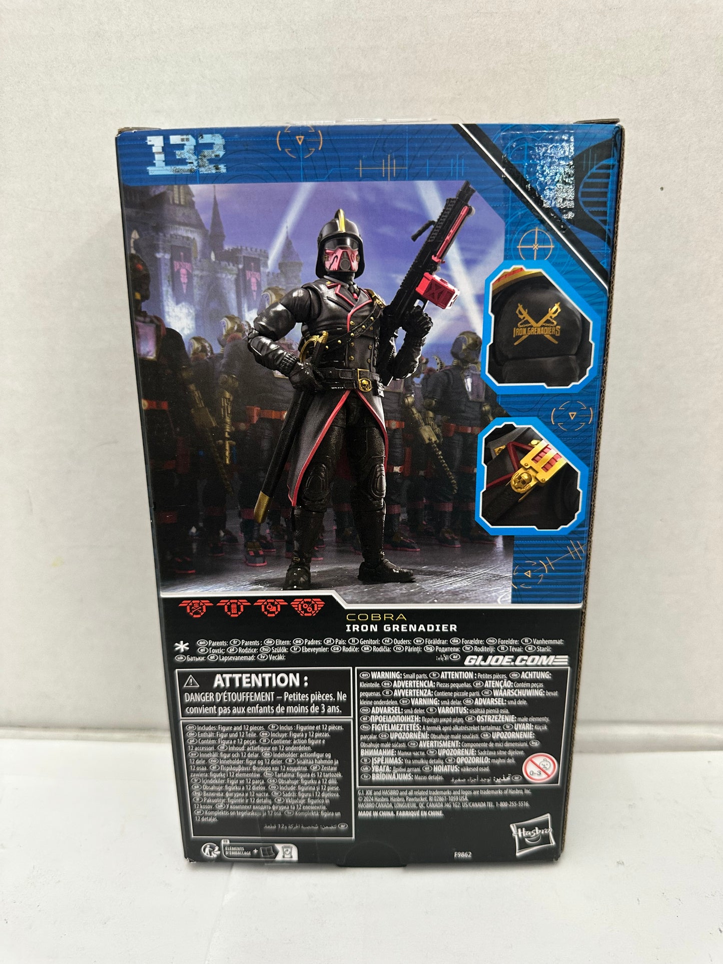 GI Joe Classified Series #132 Cobra Iron Grenadier 6" Action Figure