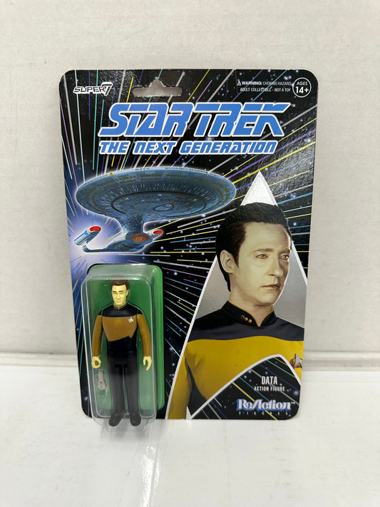 Star Trek : The Next Generation Data - Super7 ReAction 3.75 inch Action Figure