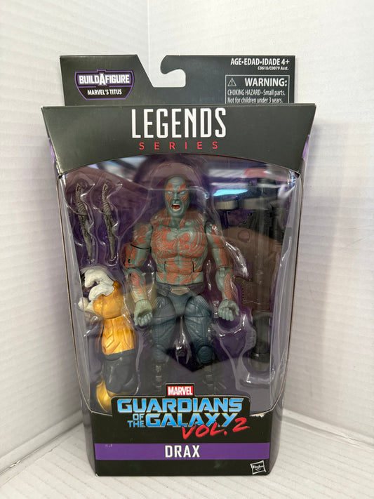 Marvel Legends Guardians of the Galaxy Vol. 2 Drax Figure Titus BAF