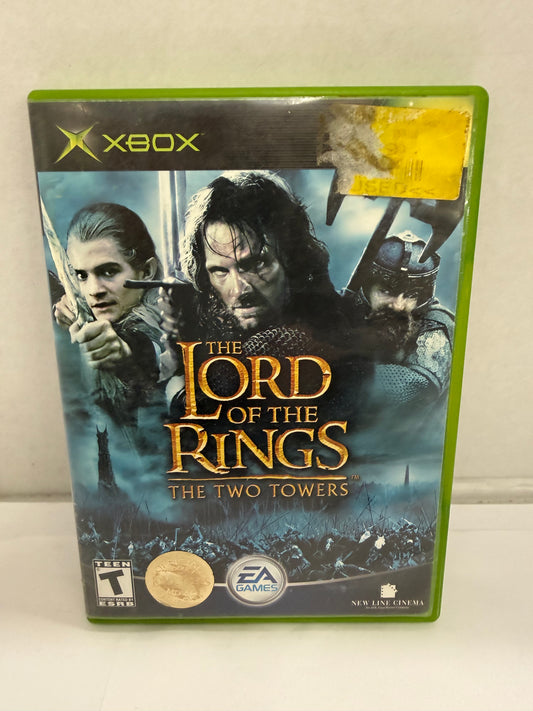 The Lord of the Rings: The Two Towers (Original Xbox) Black Label CIB & TESTED