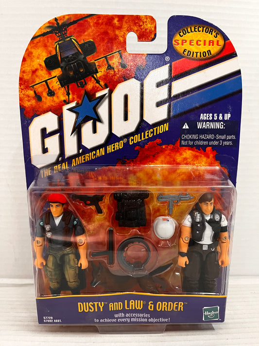 GI G.I. Joe ARAH 2000 Special Collector's Edition DUSTY and LAW & ORDER MOC
