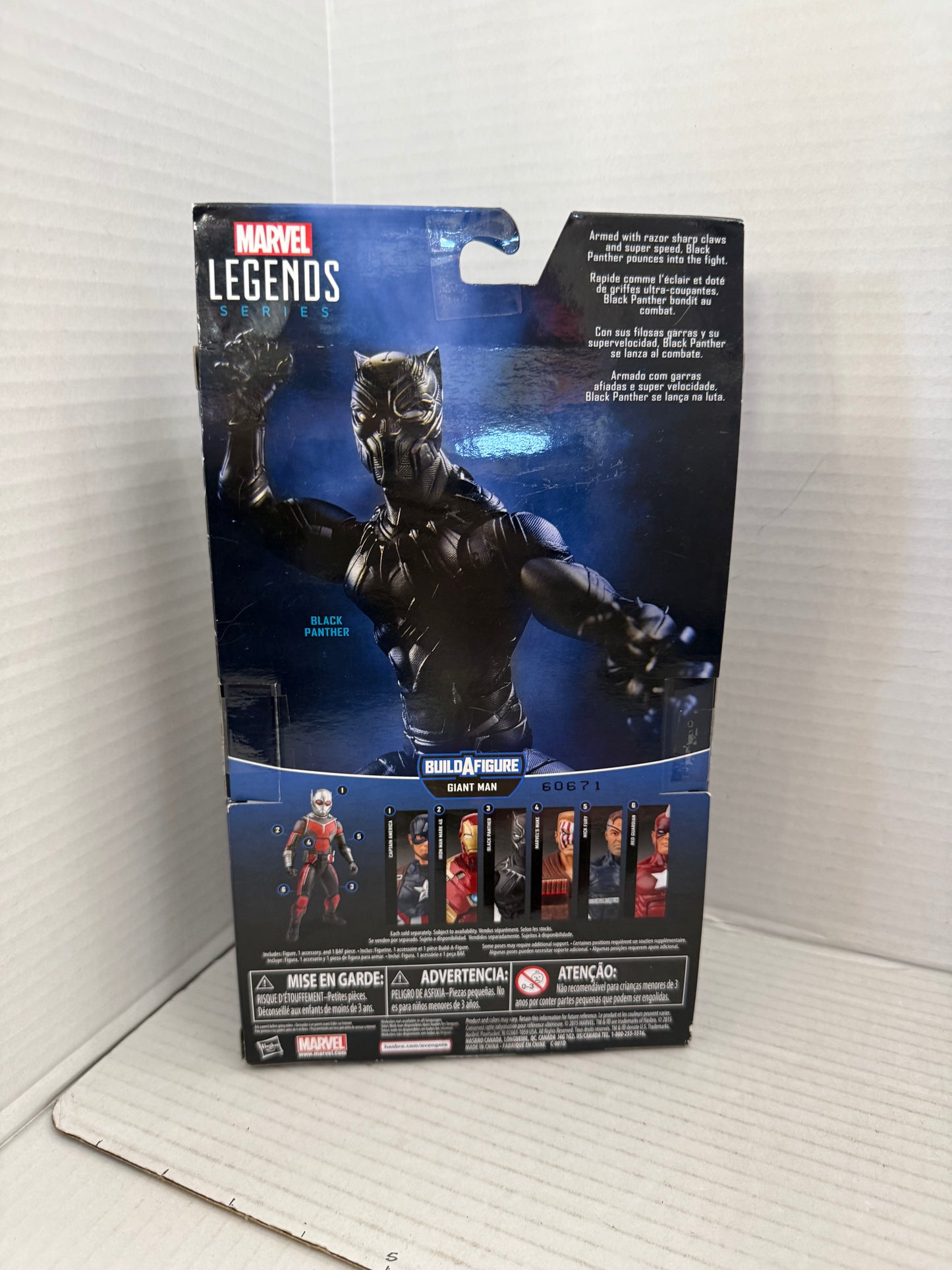 Marvel Legends Civil War Black Panther 6" Figure Giant Man BAF