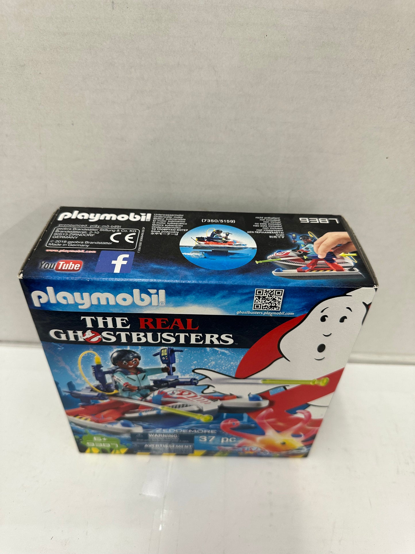 Playmobil The Real Ghostbusters Aqua Scooter Zeddemore Octopus
