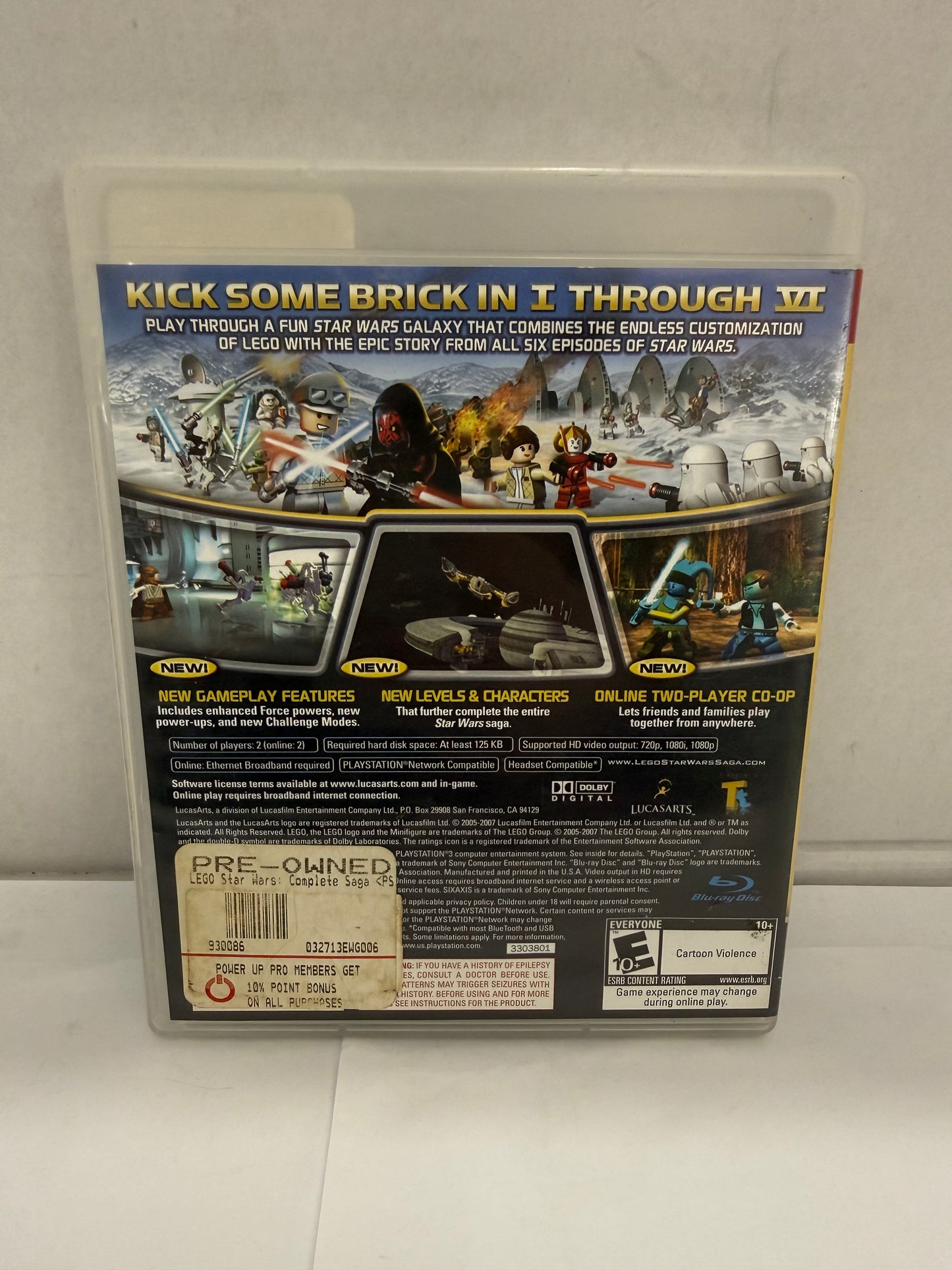 LEGO Star Wars: The Complete Saga Sony PlayStation 3 PS3