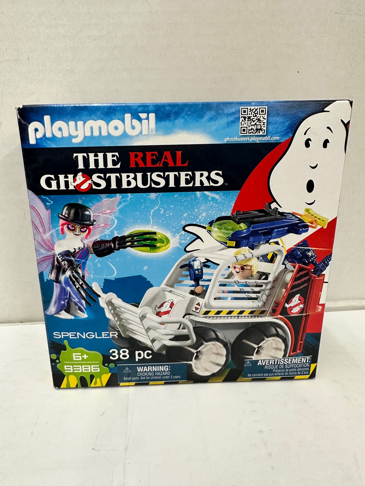 The Real Ghostbuster Spengler With Cage Car Playmobil 9386 Unopened