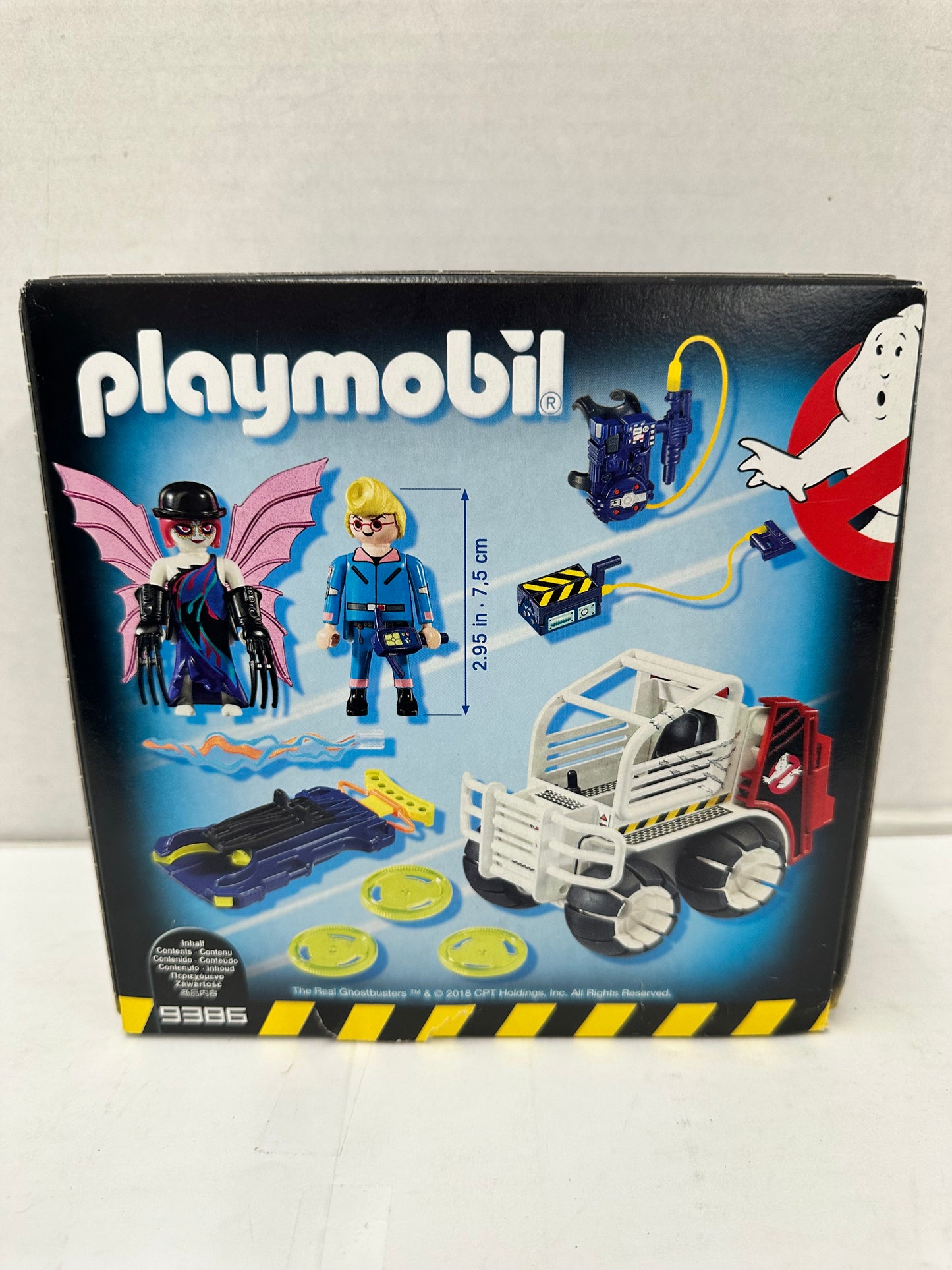 The Real Ghostbuster Spengler With Cage Car Playmobil 9386 Unopened