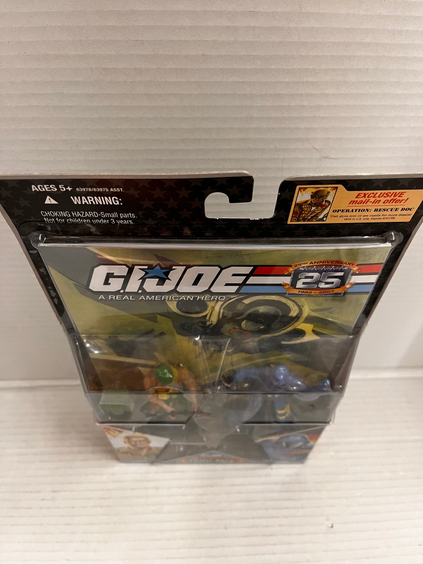 Gi Joe 25th Anniversary Comic 2 Pack Duke&Cobra Commander NIB Sealed