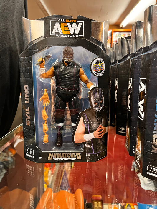 AEW Evil Uno Figure #19 - Unmatched Collection Series 3 Jazwares 2021 New In Box