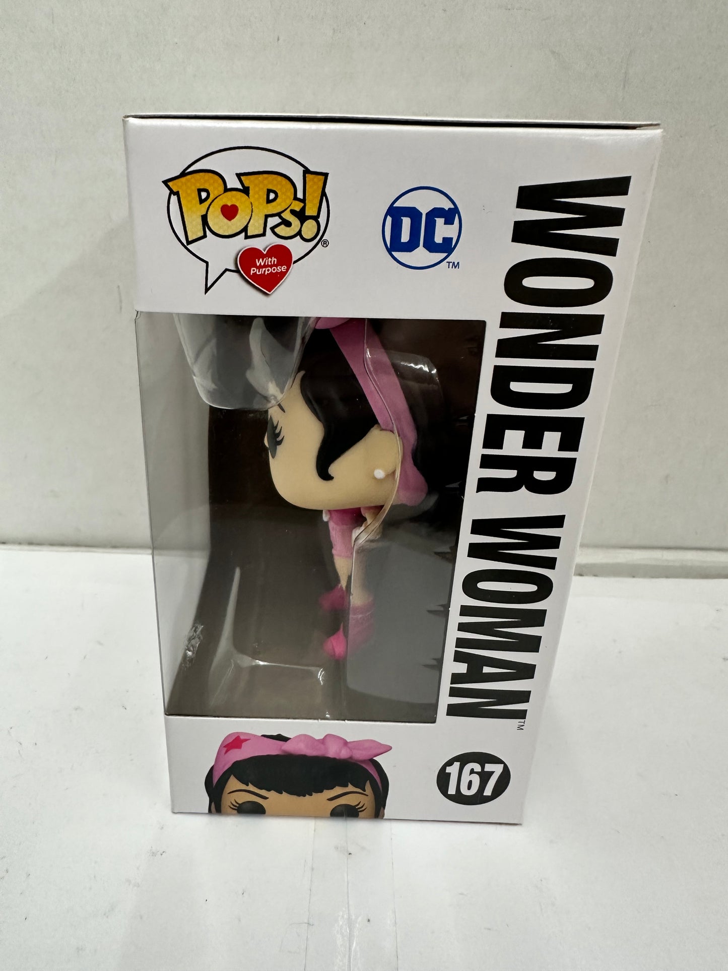 Funko POP Heroes Breast Cancer Awareness Bombshell Wonder Woman 167 Vinyl Figure