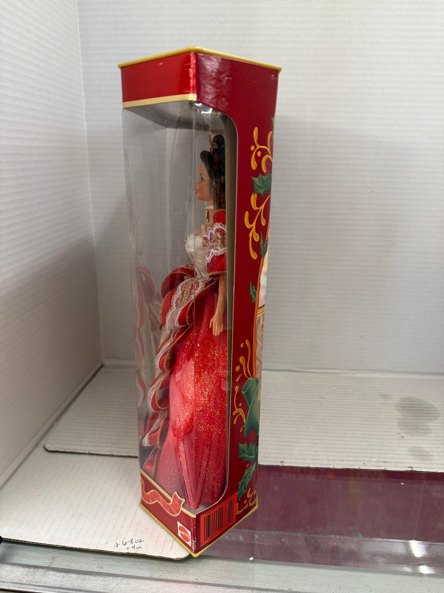 Vtg 1997 Barbie Doll Happy Holidays Mattel  Special Edition Damaged Box