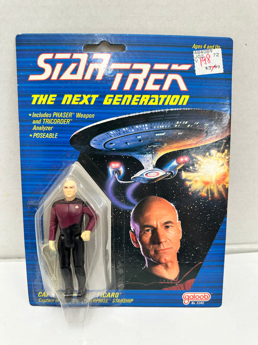 Star Trek The Next Generation Captain Jean-Luc Picard Action Figure 1988 Galoob