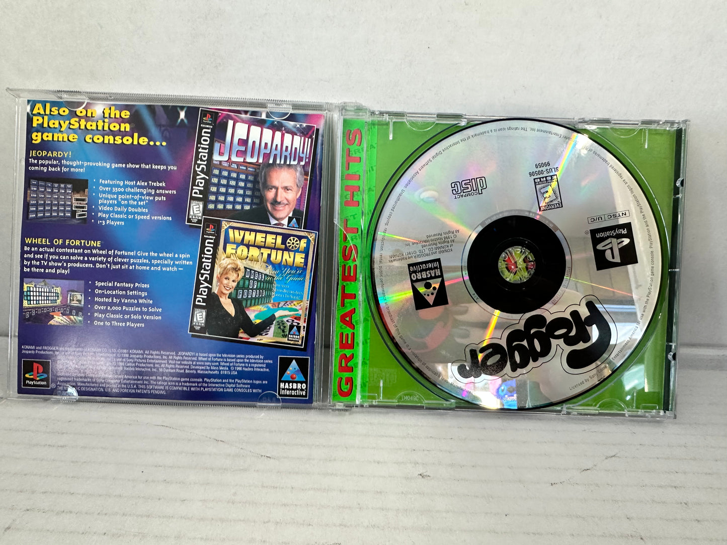 Frogger (Sony Playstation 1, 1997) PS1 CIB Complete w/ Manual
