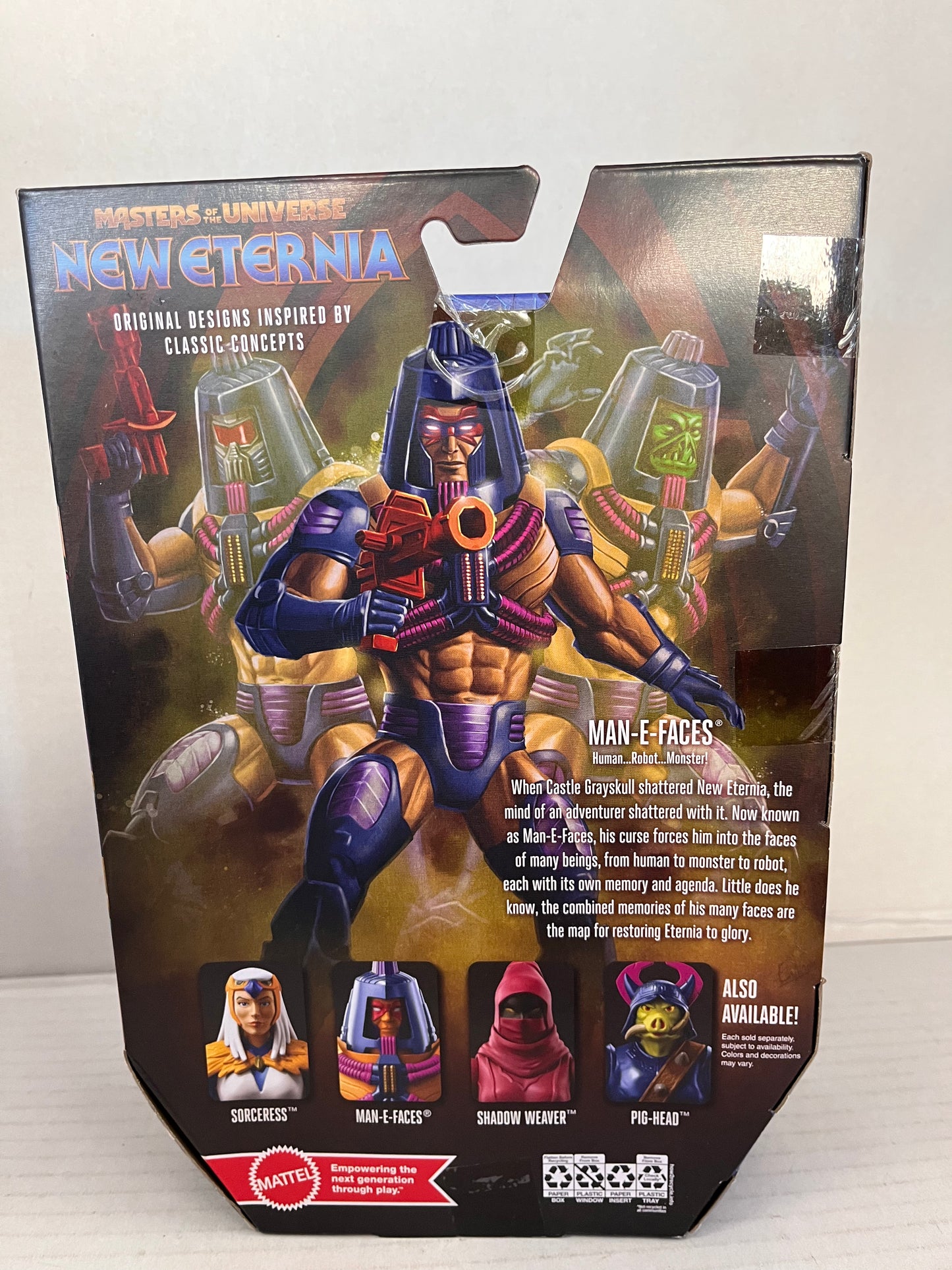 Masters of the Universe MAN-E-FACES New Eternia Mattel 2022