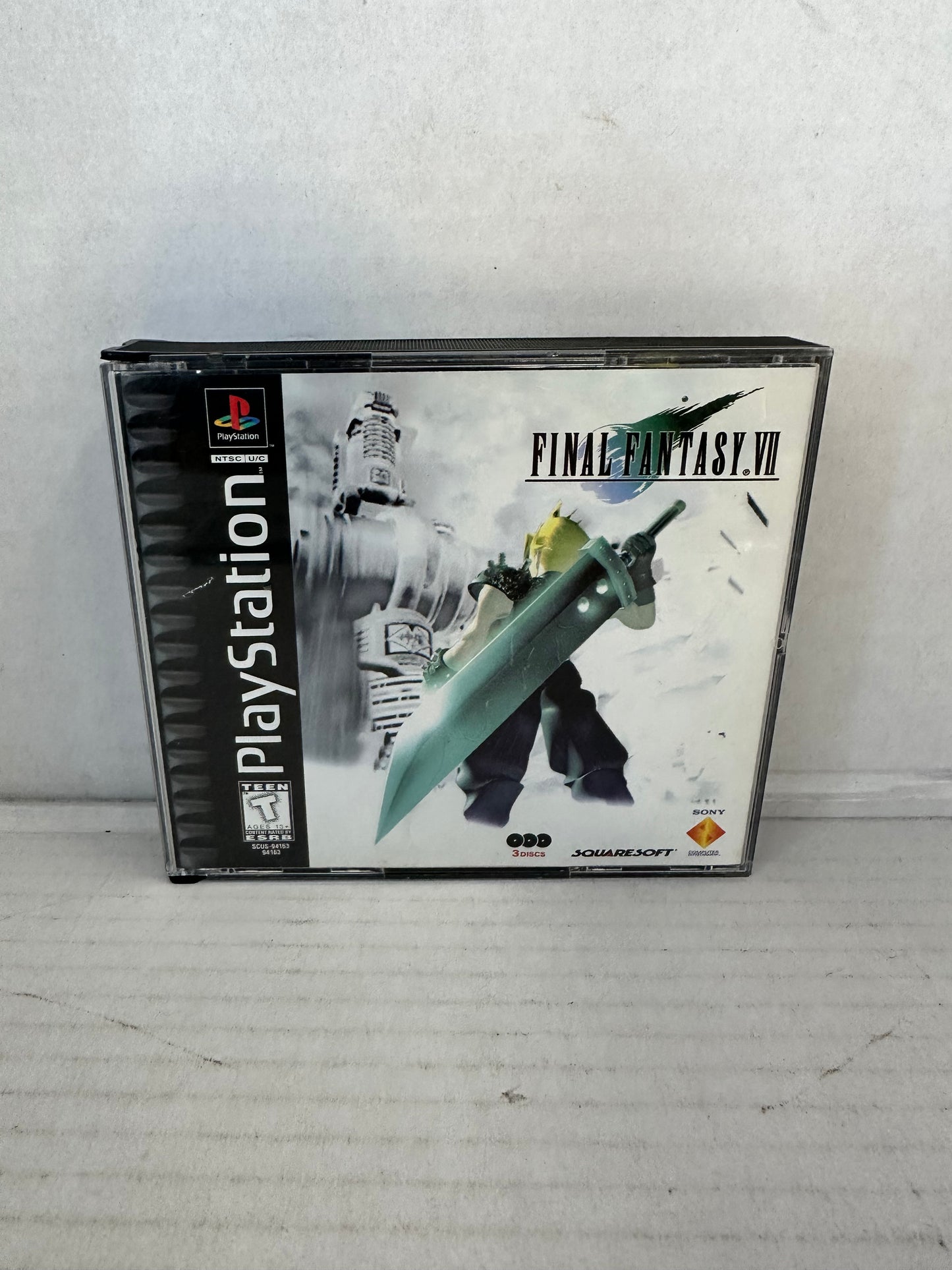 Final Fantasy VII 7 Black Label (Sony Playstation 1997 PS1) Missing Manual