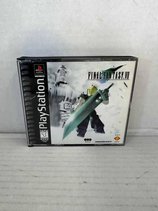 Final Fantasy VII 7 Black Label (Sony Playstation 1997 PS1) Missing Manual