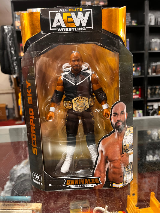 Jazwares AEW Unrivaled Scorpio Sky Series 5 #38  Figure