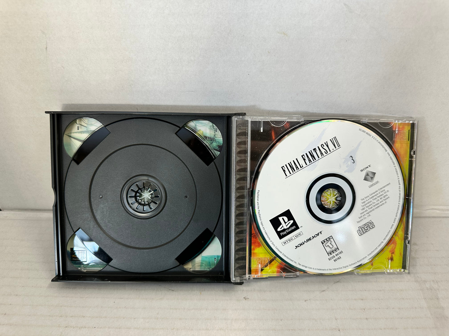 Final Fantasy VII 7 Black Label (Sony Playstation 1997 PS1) Missing Manual