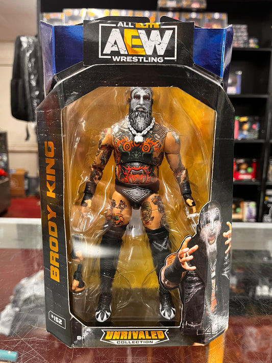 AEW Unrivaled Collection #152 Brody King Walmart Exclusive Figure New