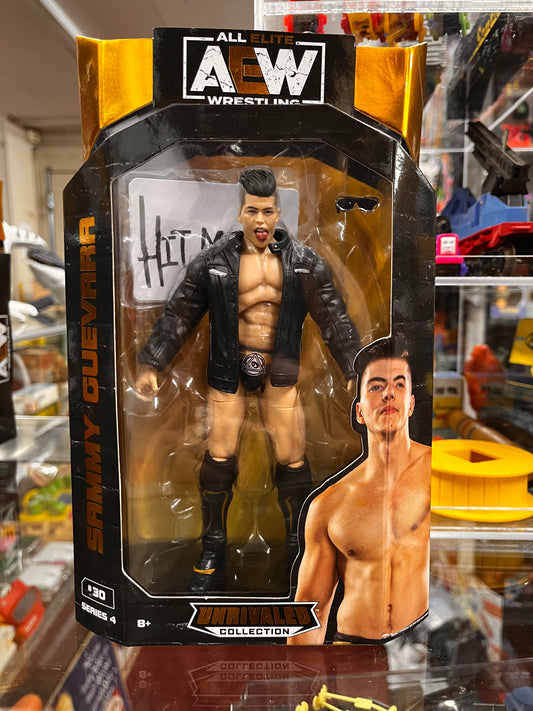 SAMMY GUEVARA Jazwares AEW Unrivaled Series 4 Action Figure #30 NIB