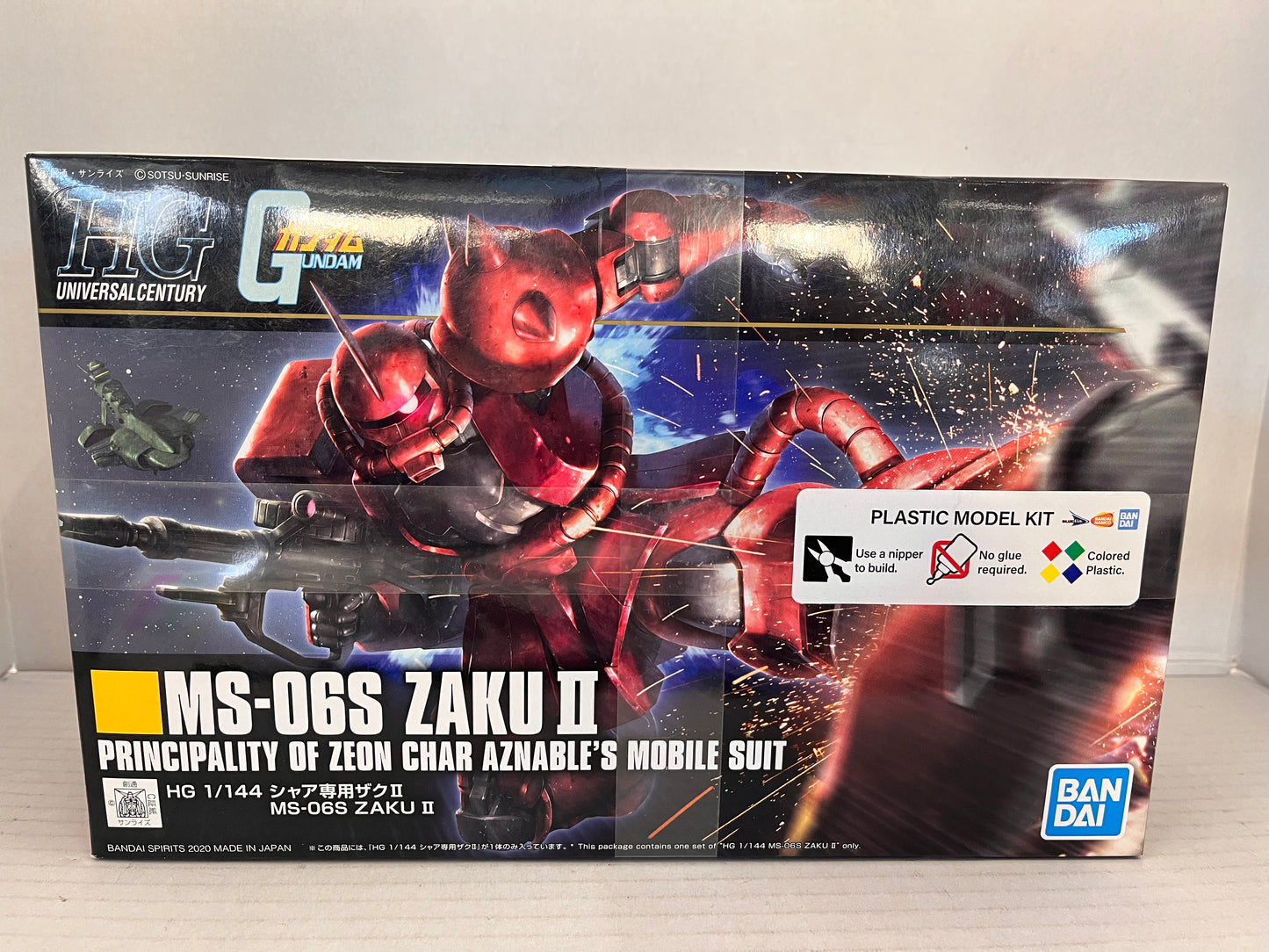 Bandai Gundam HG Universal Century 1/144 MS-06S Zaku II