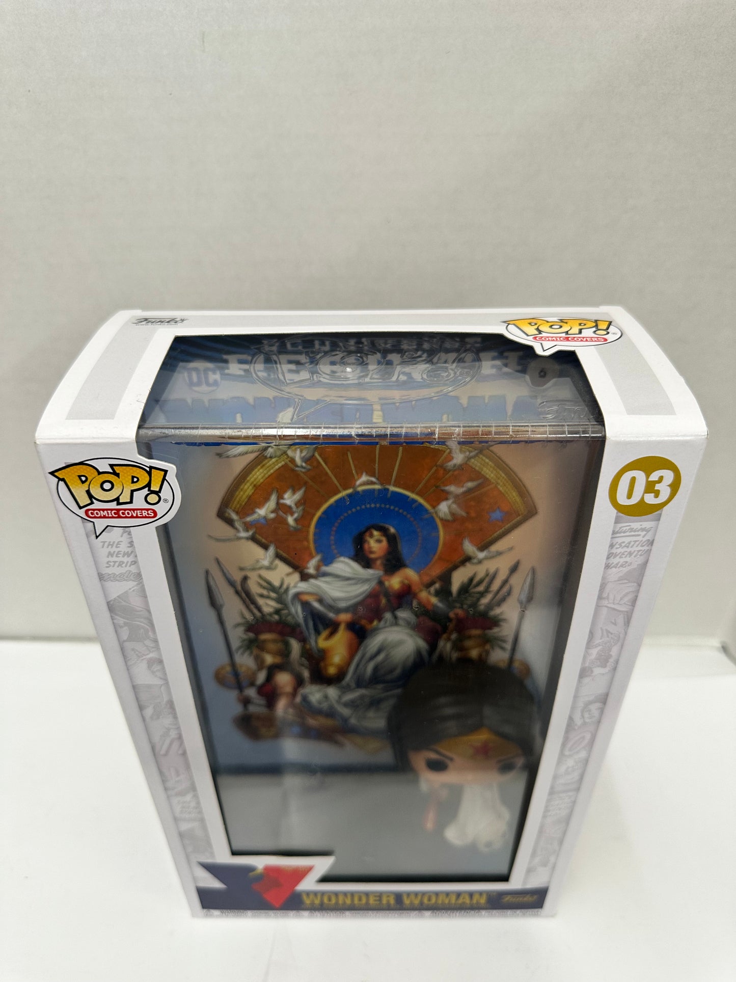 Funko Pop Comic Book Cover with Case DC Universe Wonder Woman #03
