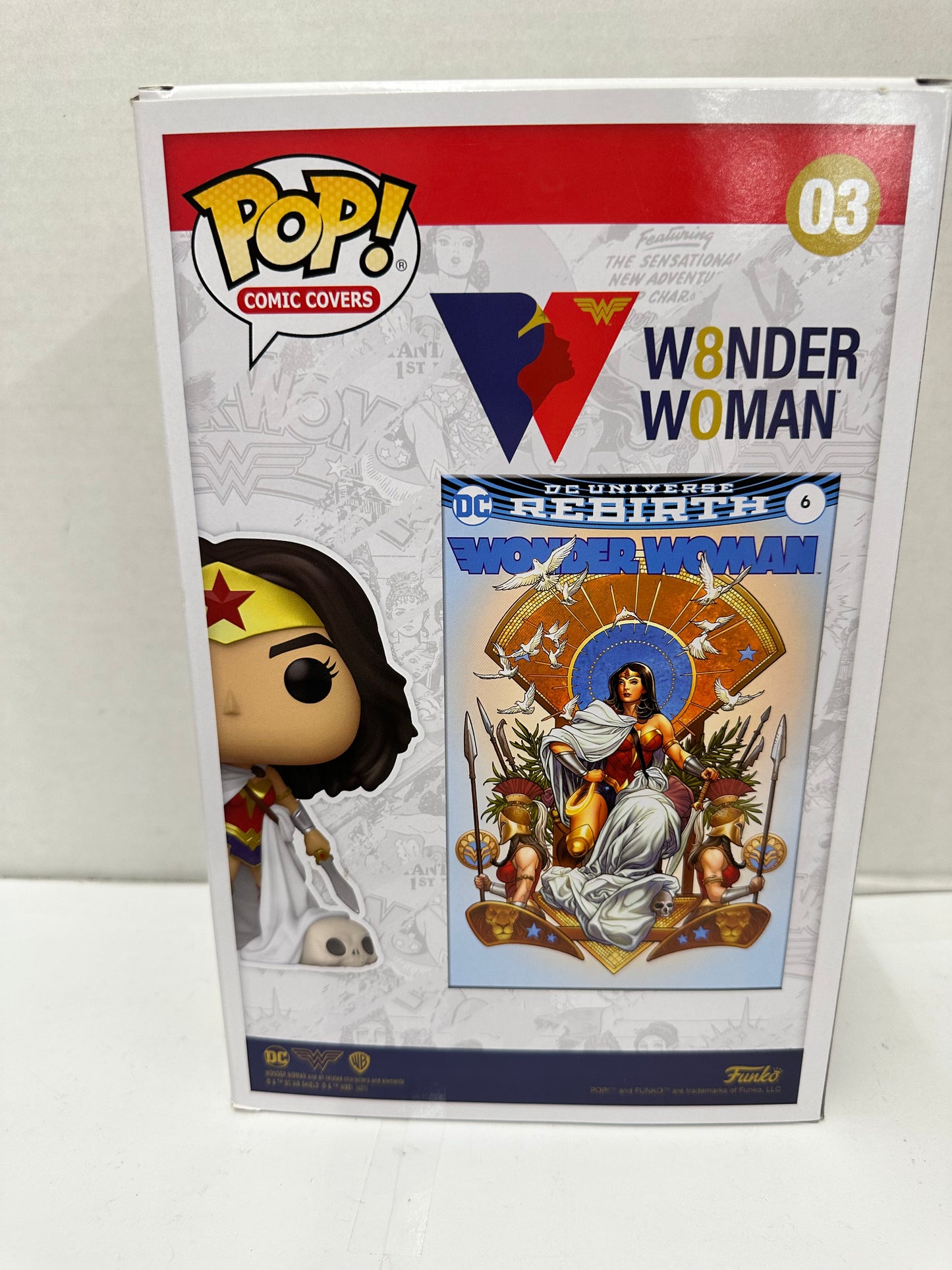 Funko Pop Comic Book Cover with Case DC Universe Wonder Woman #03