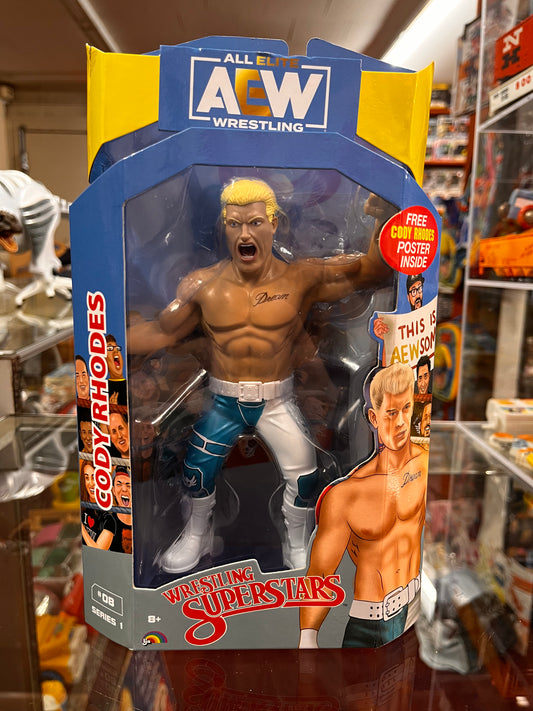 AEW Unmatched Series 1 #08 CODY RHODES Figure NEW, 2021 Jazwares