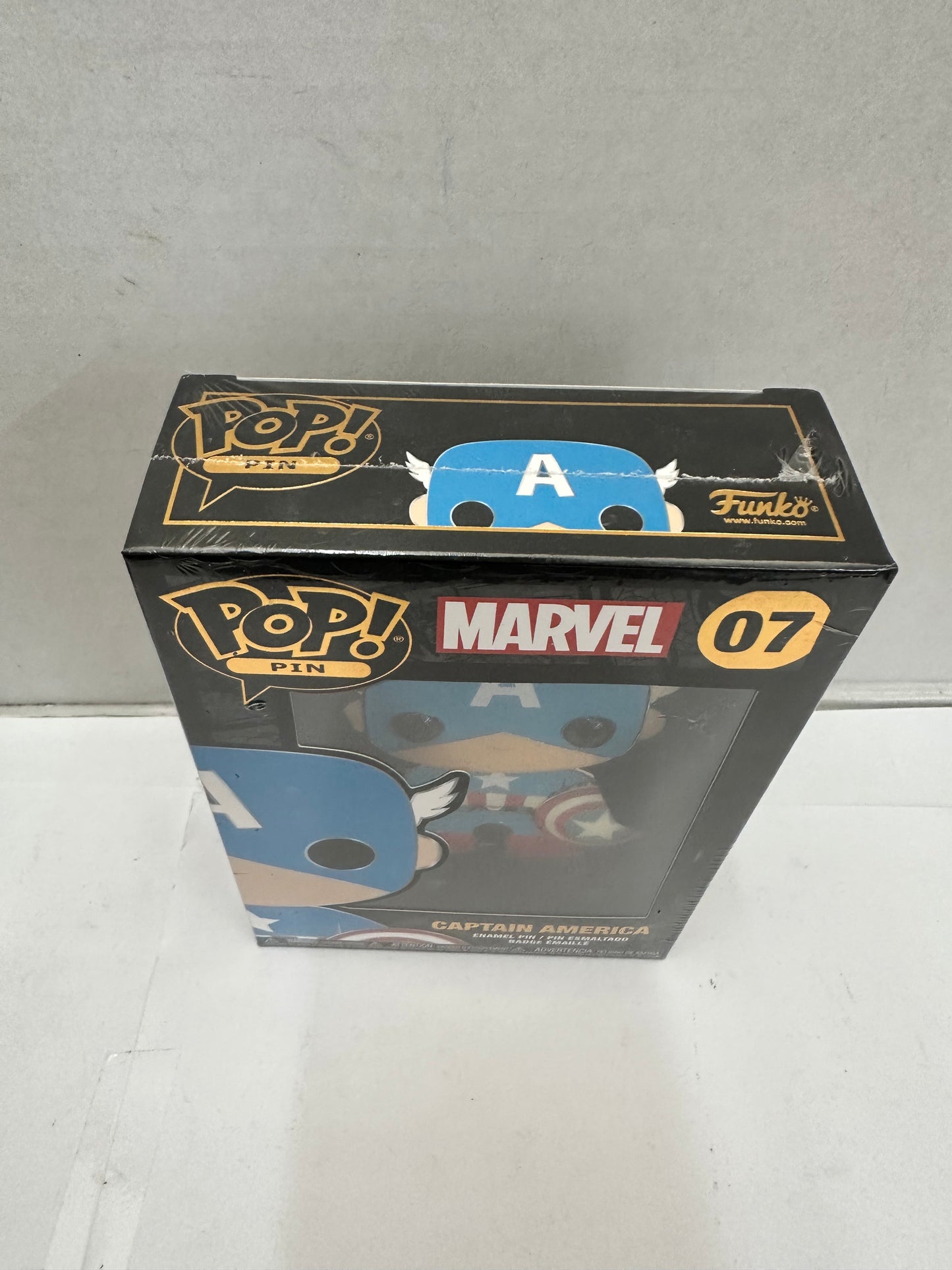 Funko Pop! Captain America Pin #07 Enamel Pin - BRAND NEW SEALED IN BOX