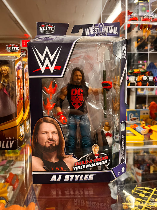WWE WrestleMania Elite AJ Styles 2022 6-inch Action Figure