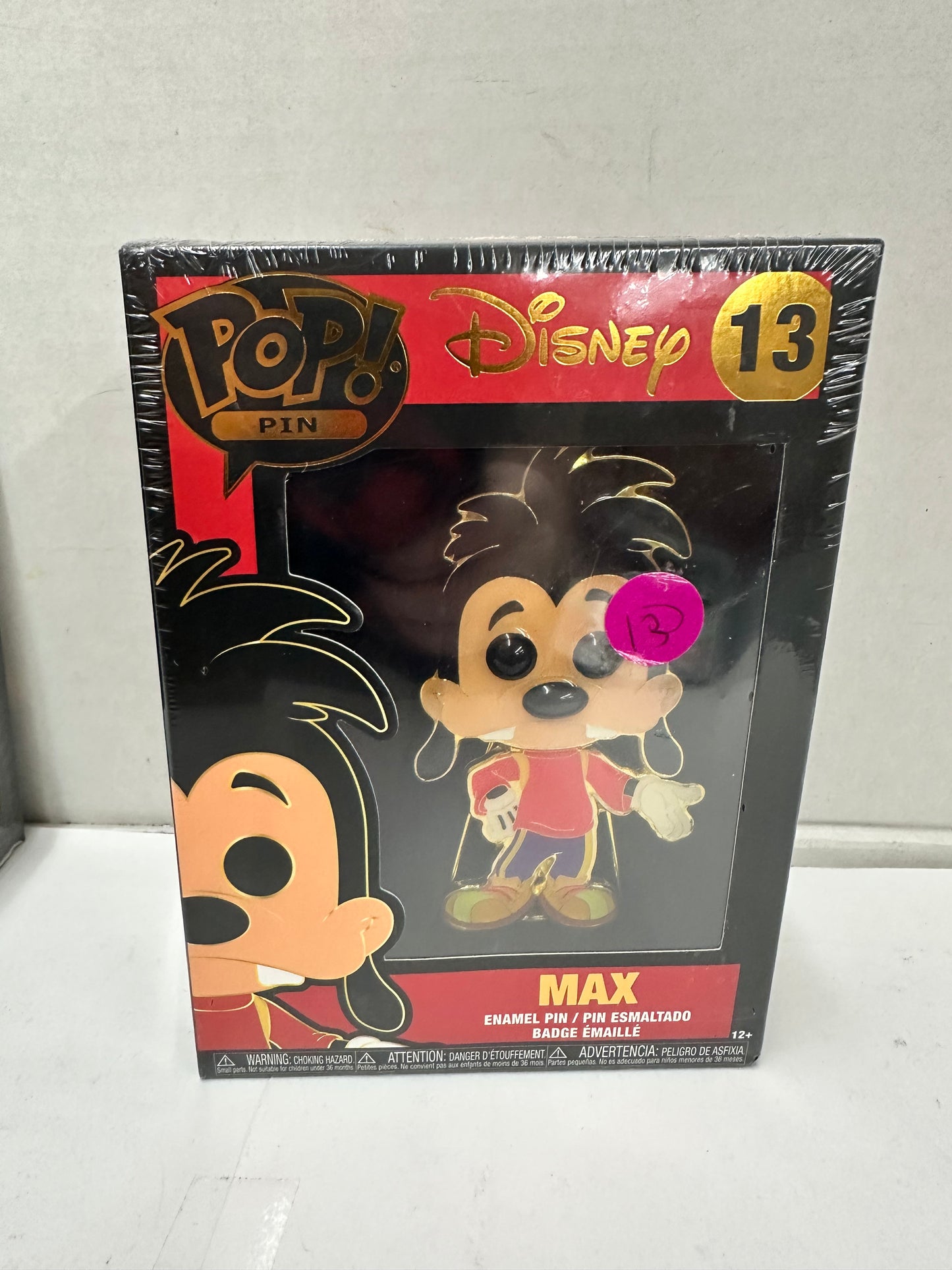 Disney Max Pop! Enamel Pin - 4 Inch - Funko #13