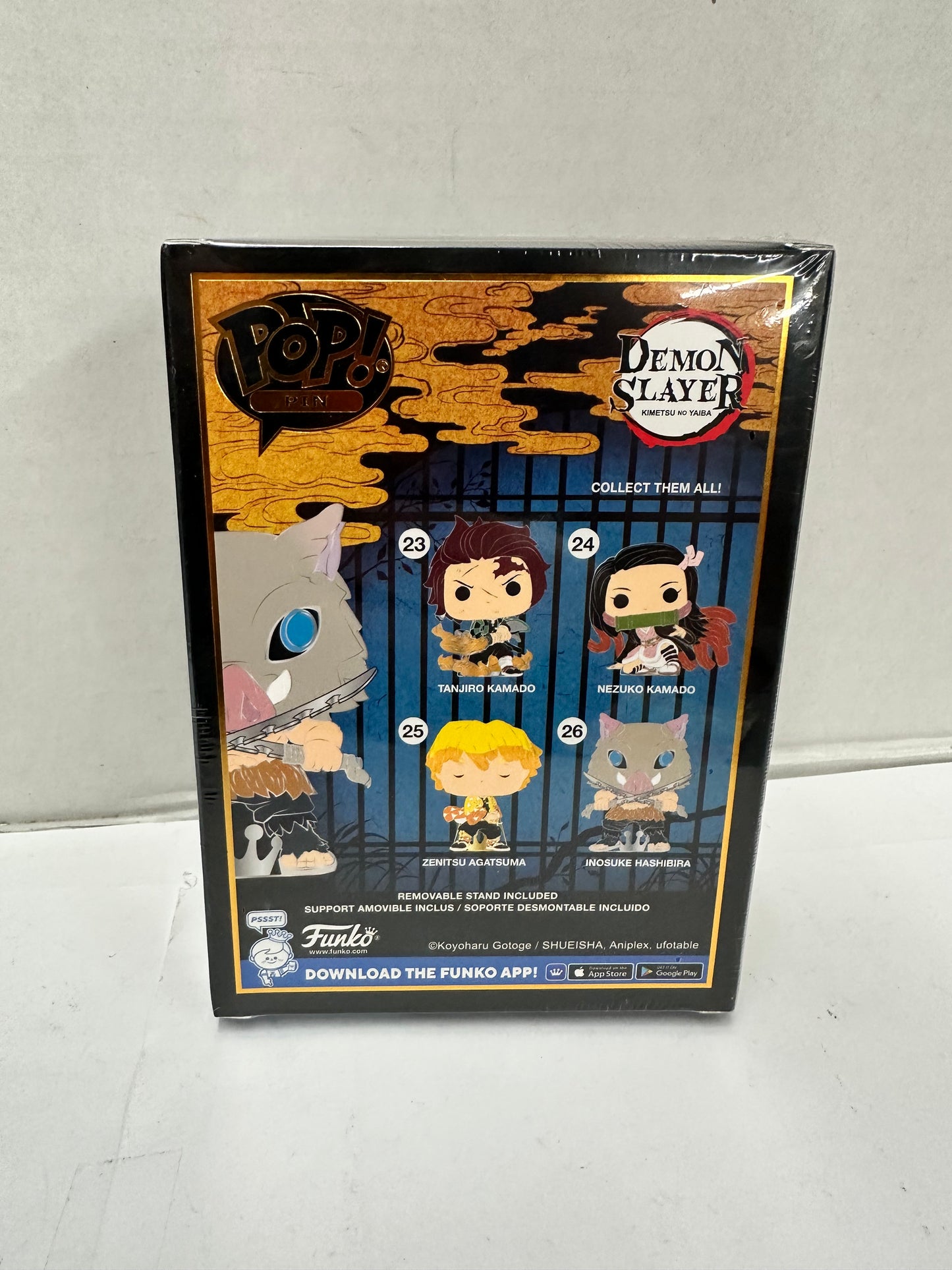 Funko Pop! Enamel Pin Anime Demon Slayer Inosuke Hashibira #26 CHASE New Sealed