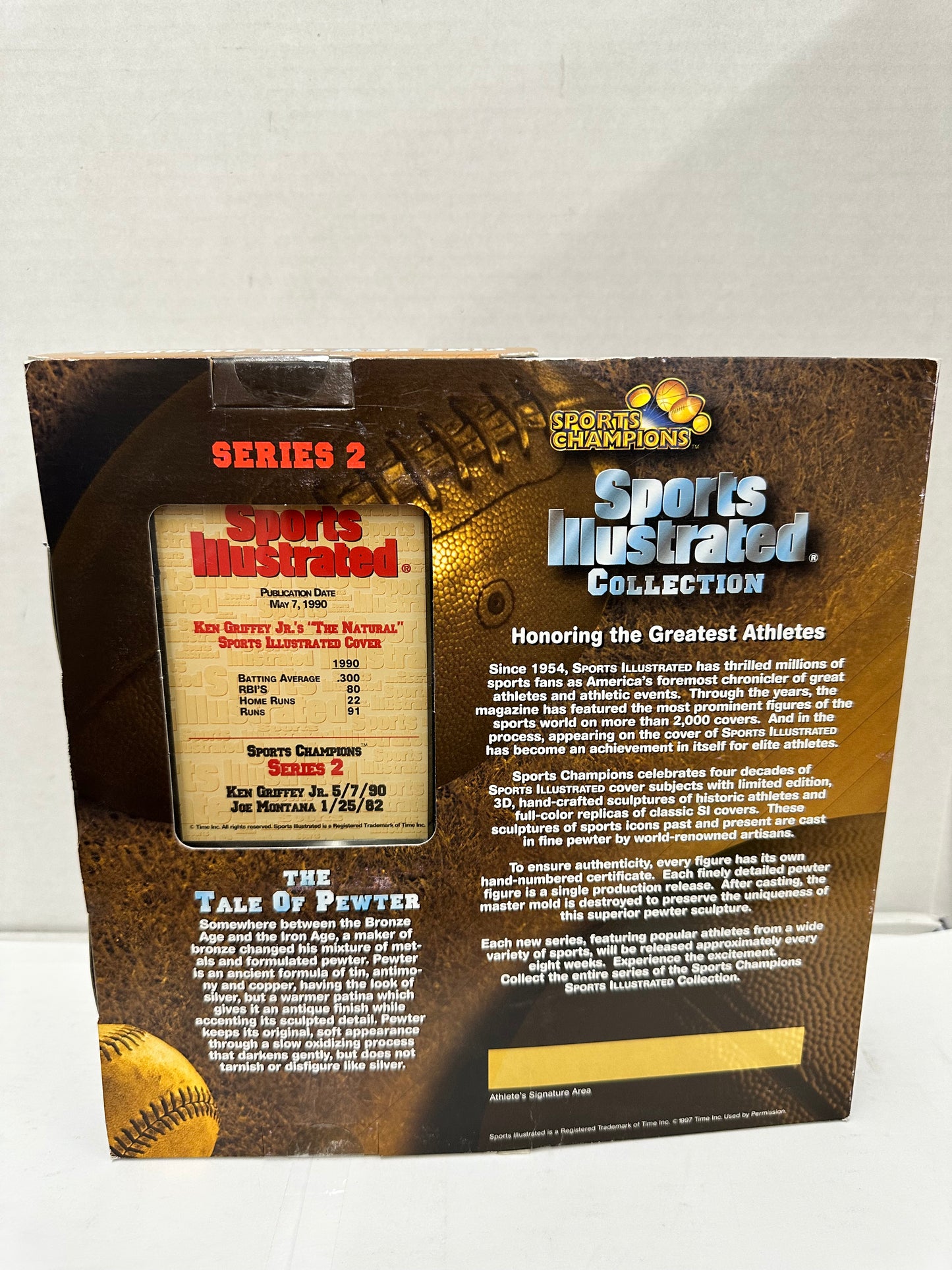 1997 Ken Griffey Jr. Sports Illustrated Fine Pewter Figure Limited Edition