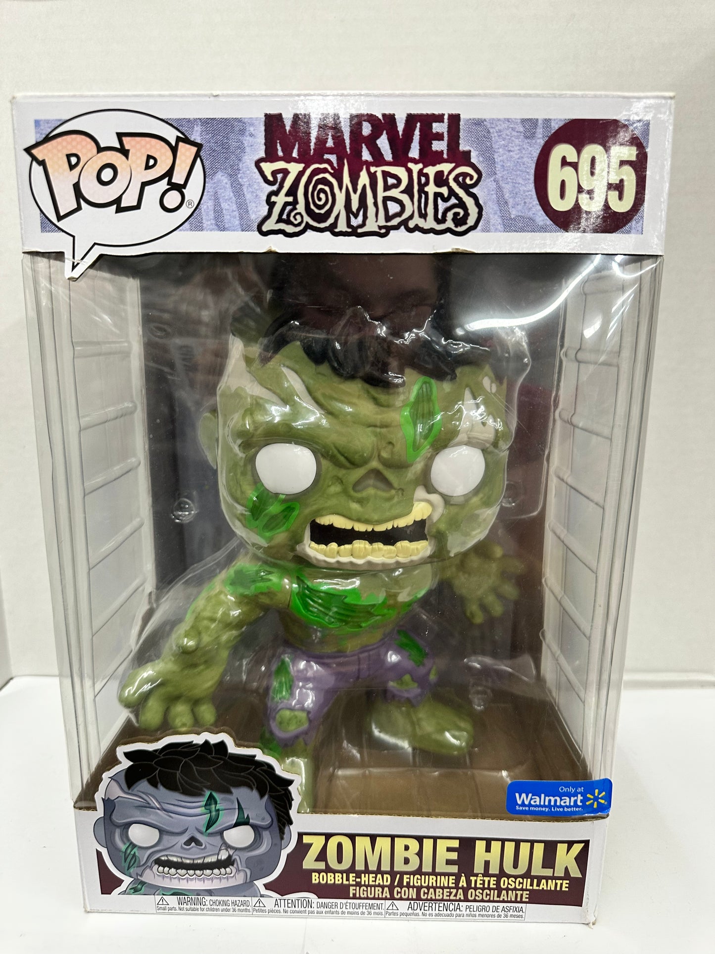 Funko Pop! Marvel Zombies #695 Zombie Hulk Walmart Exclusive Figure