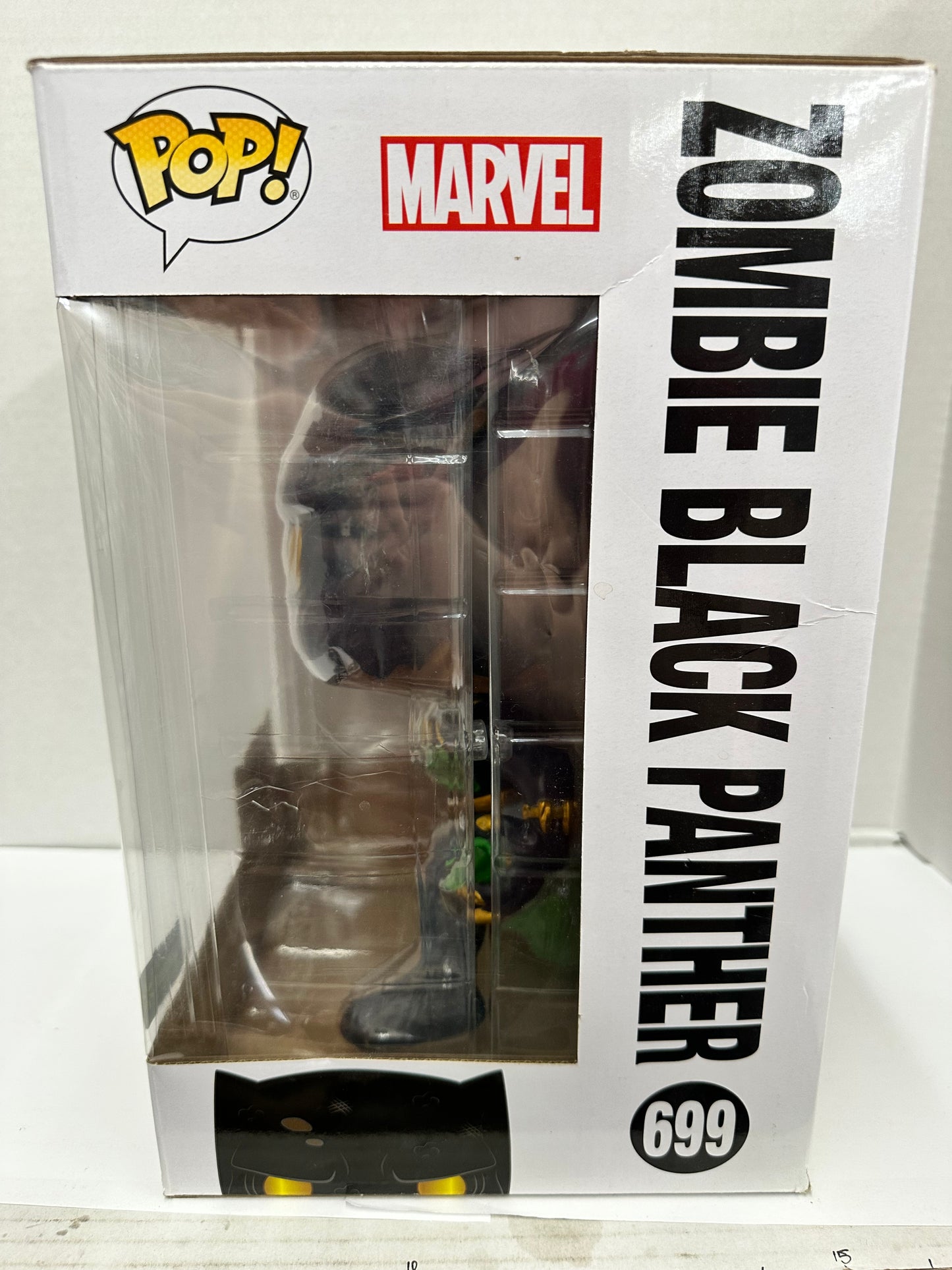 Funko Pop Jumbo 10 in Marvel Zombie Black Panther Walmart Exclusive Open Box