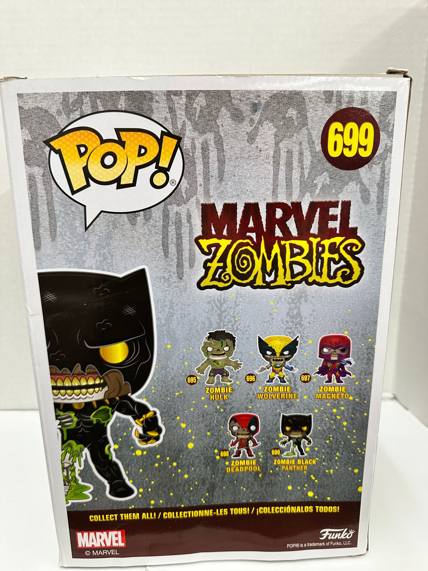 Funko Pop Jumbo 10 in Marvel Zombie Black Panther Walmart Exclusive Open Box