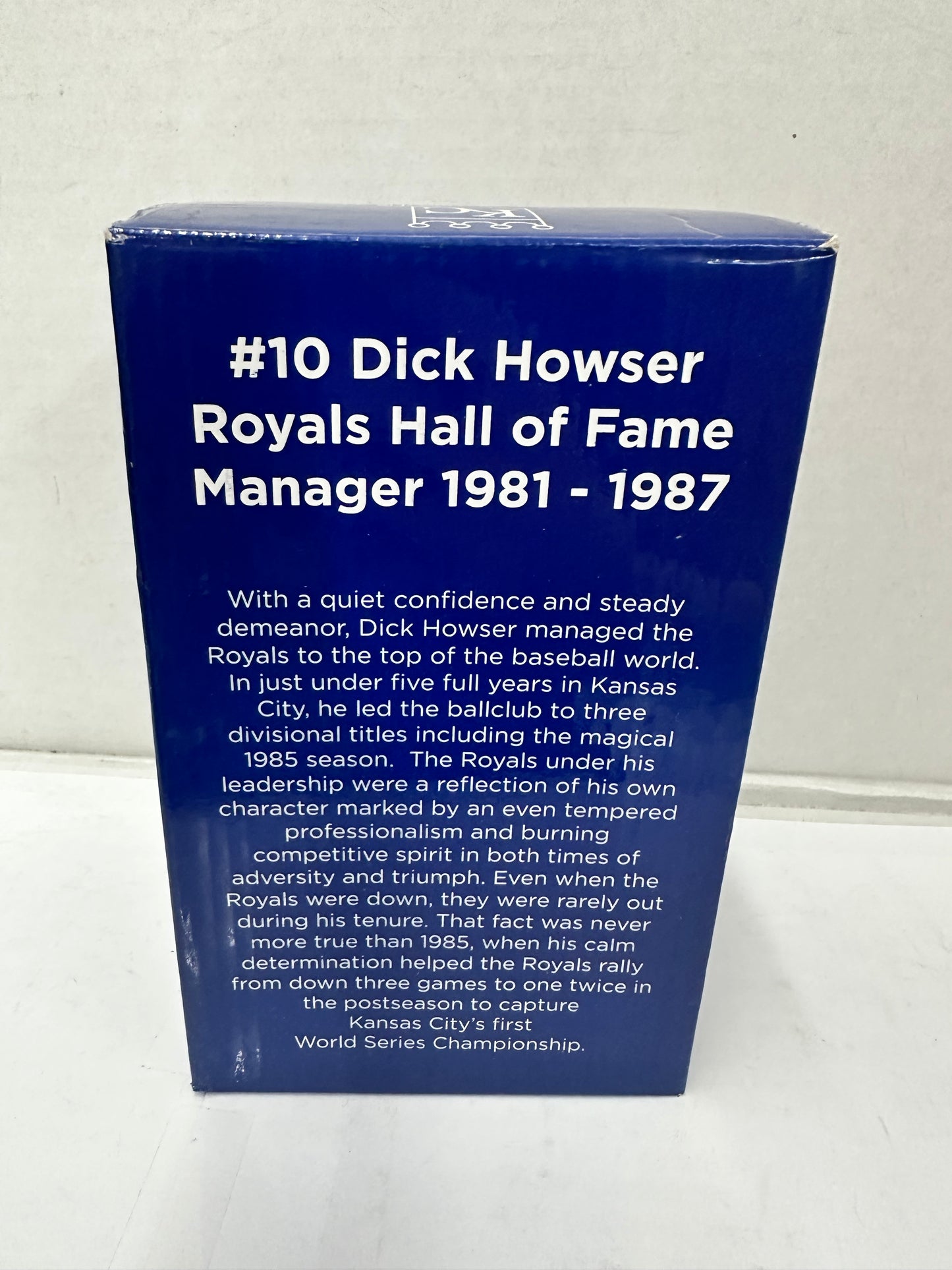 Kansas City Royals Dick Howser #10 Hall of Fame Statue Figurine